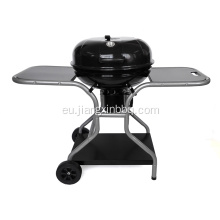 22,5 hazbeteko Kettle Deluxe Charcoal Parrilla orga batekin